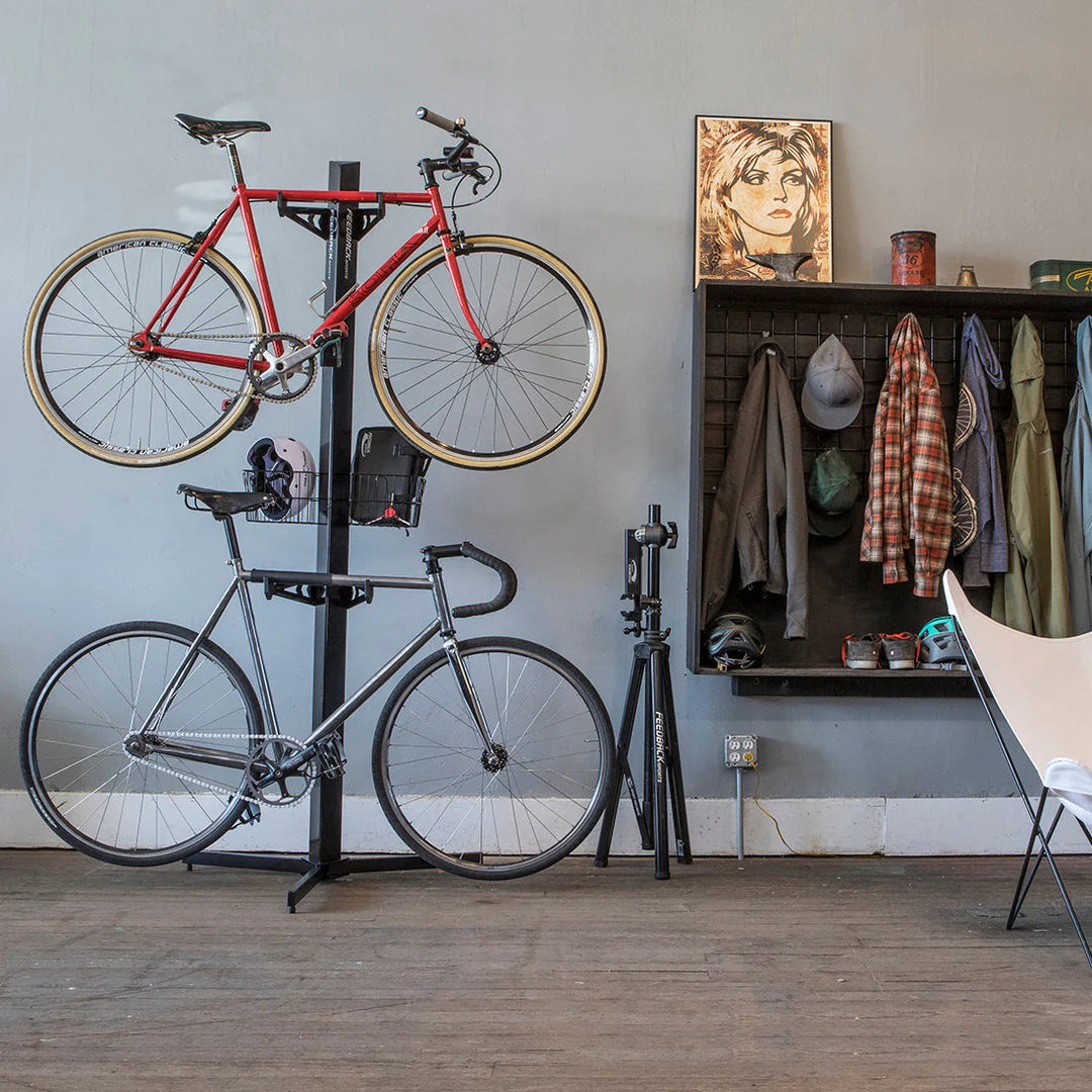 fahrrad aufbewahrung ständer Feedback Pro Velo Cache 2-Fahrrad-Aufbewahrungsständer, Schwarz